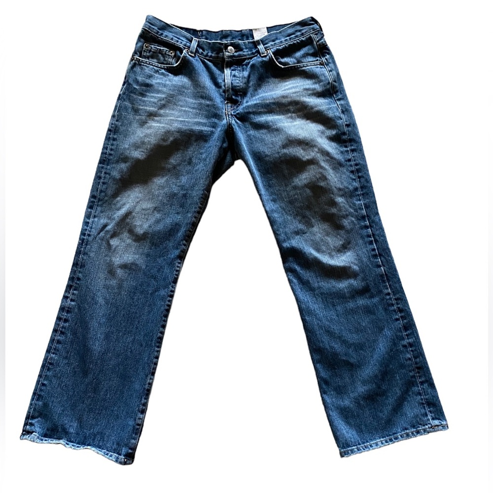 Lucky Brand Medium Wash Straight Leg Button Fly Dungaree Jeans Size 30